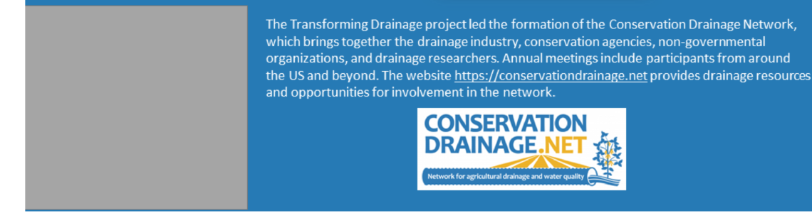 Conservation Drainage Network